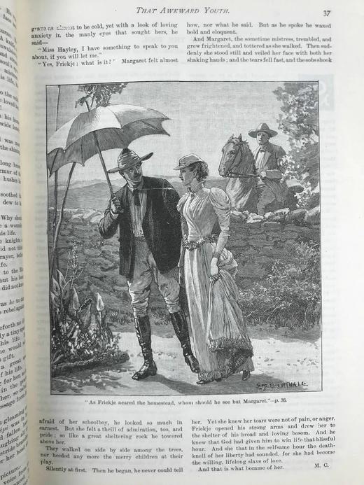 1893年 箭囊杂志 数百幅插图 真皮精装16开 商品图10