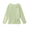 鹿向南「香草冰淇淋」冬季氛围感小清新法式绿色毛针织衣女款上衣 商品缩略图1