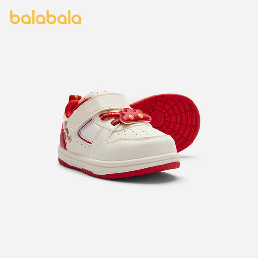 巴拉巴拉童鞋儿童学步鞋男童春秋防滑透气婴儿鞋新年元素萌趣板鞋 商品图1