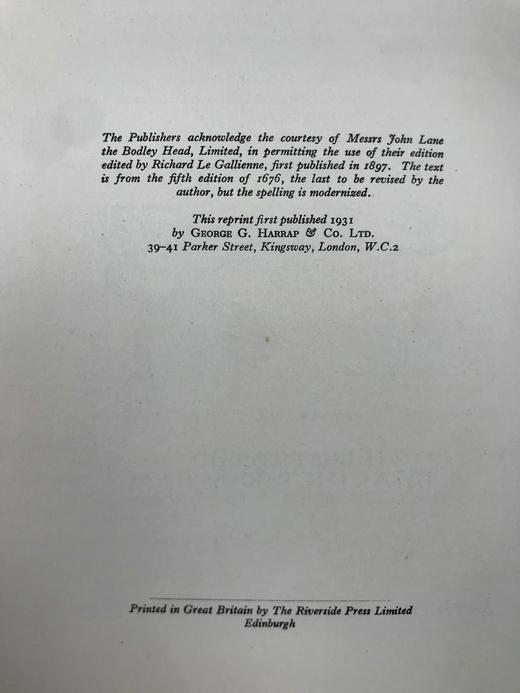 鬼才拉克姆12幅彩色手工贴图！1931年 沃尔顿《钓客清话》 漆布精装16开 商品图4