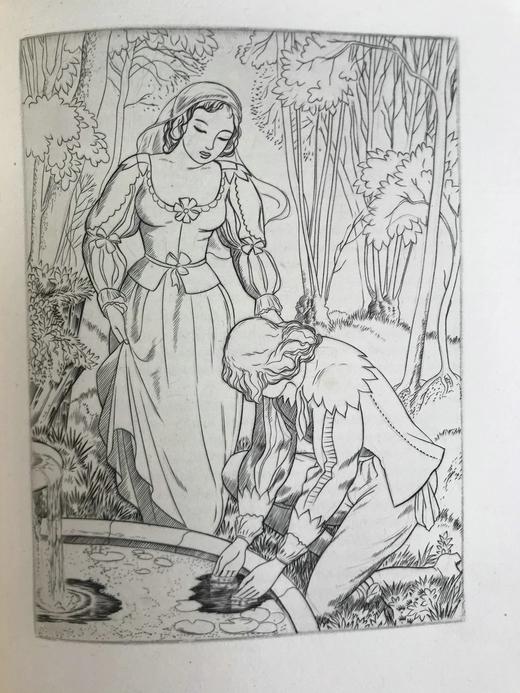 金鸡出版社限量500册！1938年 戈蒂埃《莫班小姐》 约翰·巴克兰·莱特8幅版画插图 皮脊精装16开 商品图7