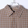 24628-1SDSA秋冬新款痞帅男装简约撞色格纹格子设计长袖衬衫百搭休闲衬衣 商品缩略图2