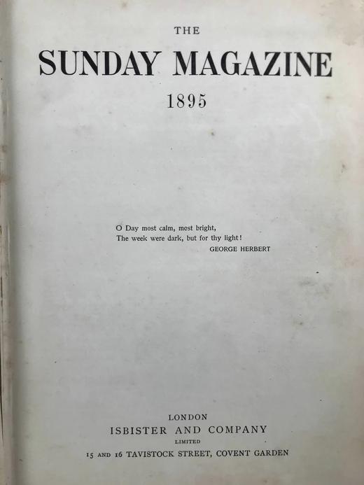 1895年 礼拜日杂志 数百幅插图 漆布精装18开 商品图2