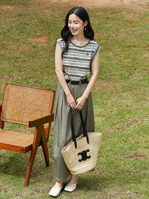 懒人百搭条纹背心｜宽松显瘦不挑身材，单穿叠穿都好看 商品图1