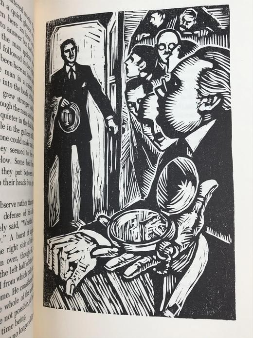 限量版！弗兰兹・卡夫卡《审判》 配插图 富兰克林图书馆豪华皮装本 商品图13