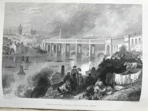 约19世纪后期 大英帝国风光图集（卷3） 百余幅精美版画插图 真皮精装16开 商品图11