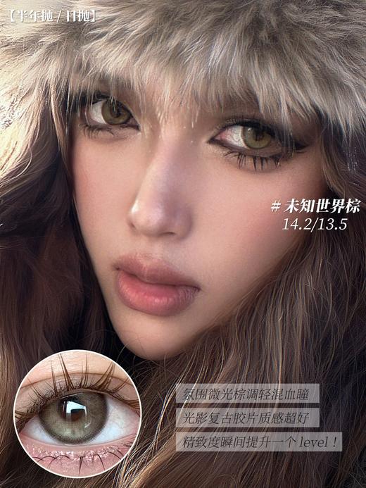 Serltyca 日抛 六片 未知世界棕 直径14.2mm着色13.5mm 商品图0