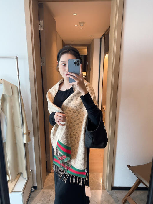 秋冬特惠💰150 古驰围巾 如此火爆!!就喜欢这种GG腔调！ 商品图7