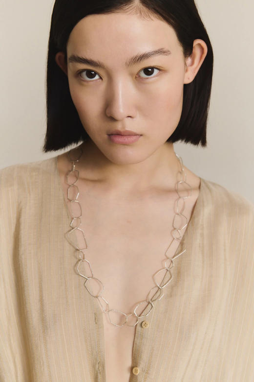 Cortana 26PS 纯银irus不规则几何项链 商品图8