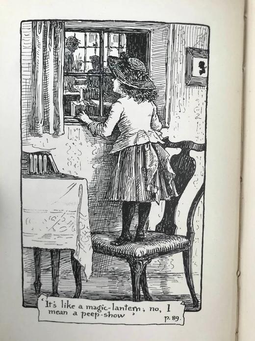 1889年 莫尔斯沃思夫人《教区牧师的孩子们》 沃尔特克兰7幅插图 漆布精装32开 商品图8