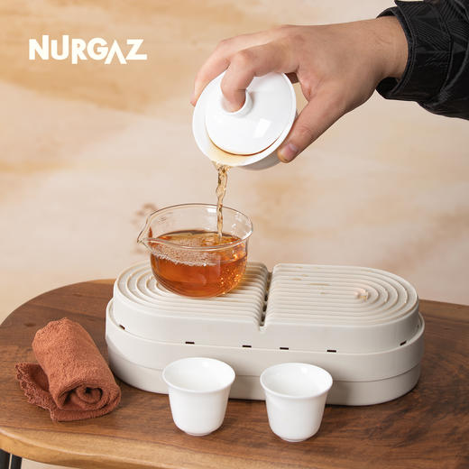 炉客NURGAZ便携茶具套装可移动公道杯户外便携泡茶神奇套装旅行装 商品图2