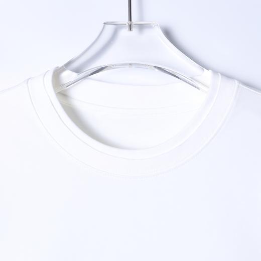 88191SDSA秋冬新款痞帅男装潮牌纯色拼接设计圆领长袖T恤百搭时尚上衣 商品图2