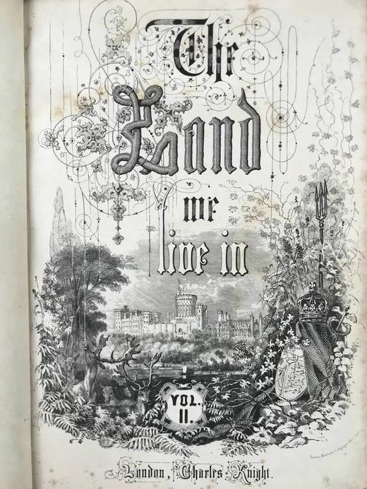 约19世纪后期 大英帝国风光图集（卷2） 百余幅精美版画插图 真皮精装16开 商品图2