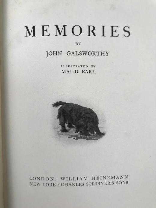 1914年 高尔斯华绥《回忆》 20余幅插图 精装16开 商品图3