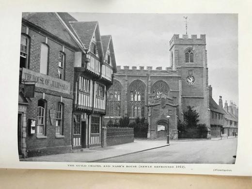 1912年 莎士比亚故乡的夏日 数十幅插图 布面精装大32开 商品图2