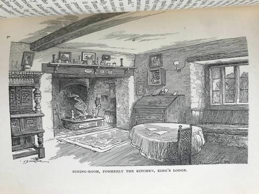 1912年 莎士比亚故乡的夏日 数十幅插图 布面精装大32开 商品图9