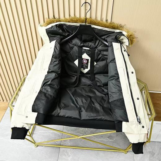 加拿大鹅2026派克服大毛领加厚连帽工装羽绒服情侣外套 商品图5