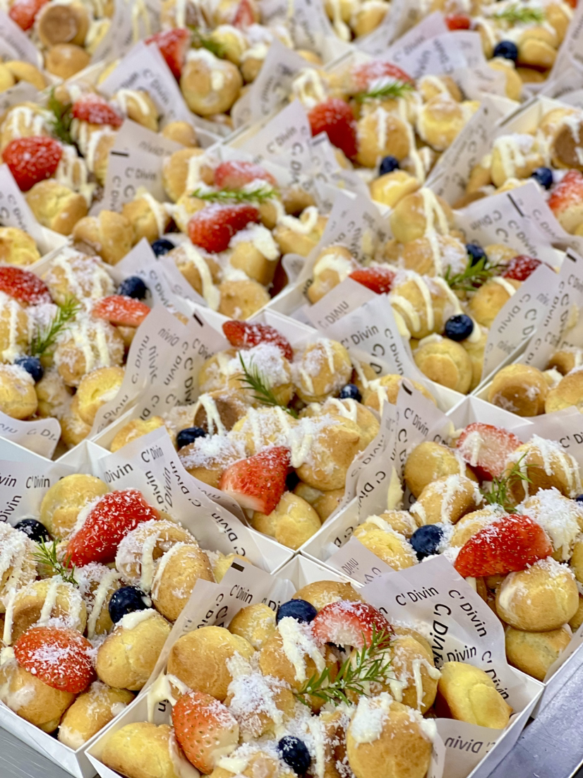 一口酸奶小泡芙