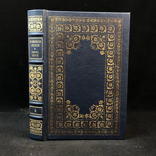 丹尼尔・笛福《鲁滨逊漂流记》配多幅精美彩色插图 豪华皮装 商品图0