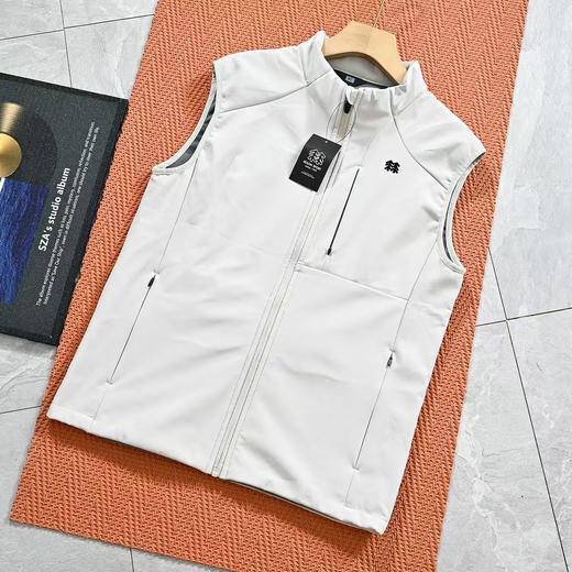 内里加绒 保暖防风  25年秋冬季可隆男女同款立领软壳加绒户外休闲防水防风马甲背心 商品图4