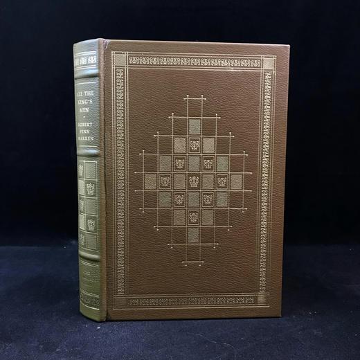 限量版！罗伯特・佩恩・沃伦《国王的人马》 配插图 富兰克林图书馆豪华皮装本 商品图0