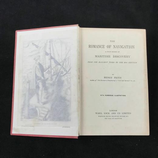 约19世纪后期 亨利·弗里斯《航行的浪漫：航海发现简史》 数十图精美版画插图 漆布精装32开 商品图3