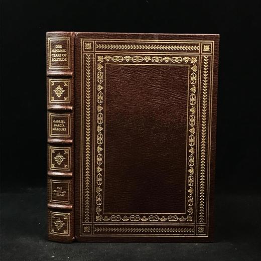 限量版！加西亚・马尔克斯《百年孤独》 配插图 富兰克林图书馆豪华皮装本 商品图0