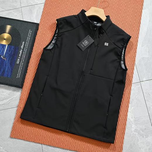 内里加绒 保暖防风  25年秋冬季可隆男女同款立领软壳加绒户外休闲防水防风马甲背心 商品图3
