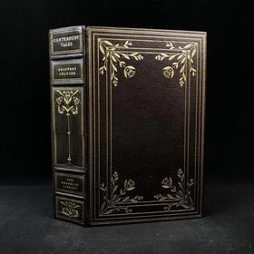 限量版！含藏书票 杰弗里・乔叟《坎特伯雷故事集》 配插图 富兰克林图书馆豪华皮装本