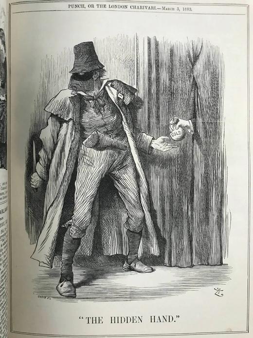 1883年 英国讽刺漫画杂志《笨拙》 数百幅插图 漆布精装16开 商品图14