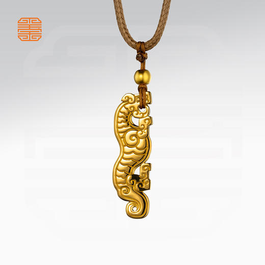 玺匠金铺《平安虎》足金9999 黄金吊坠挂件礼物 商品图3
