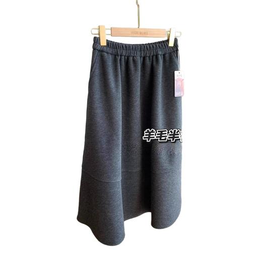 巨洋气羊毛半裙！超显瘦垂顺有型设计感花苞A型羊毛毛呢半裙25秋冬款！ 商品图4