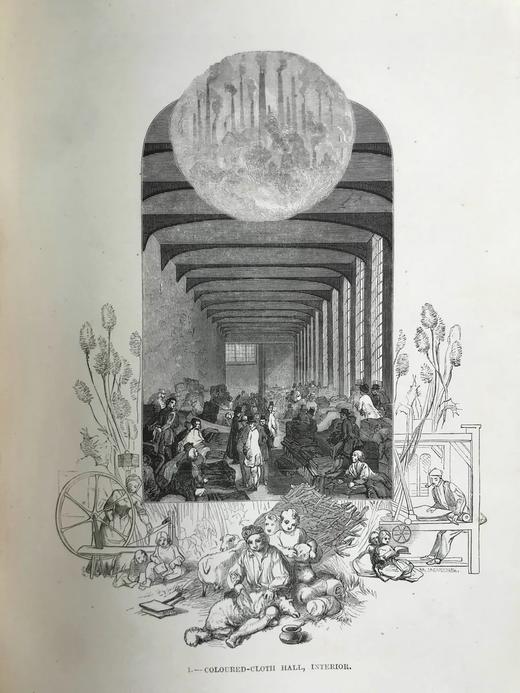 约19世纪后期 大英帝国风光图集（卷3） 百余幅精美版画插图 真皮精装16开 商品图14