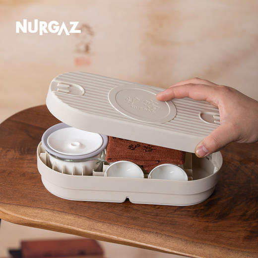 炉客NURGAZ便携茶具套装可移动公道杯户外便携泡茶神奇套装旅行装 商品图3