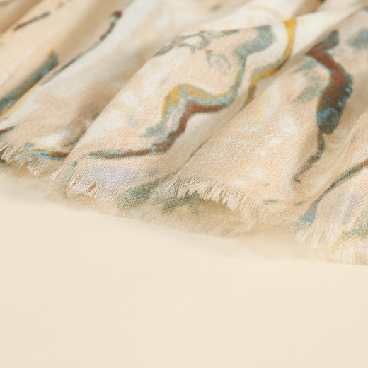 【纯羊毛围巾】经典材质！2米大规格  暖、轻、薄、软 四季可戴、新年豪礼 工厂直供（399元、再送礼盒礼袋） 商品图1