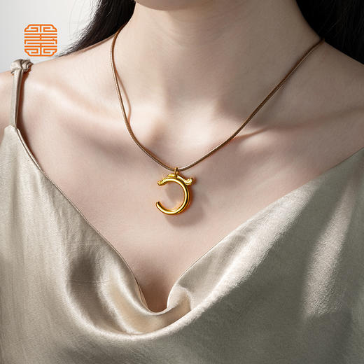 玺匠金铺《鸿运龙》足金9999 黄金吊坠挂件礼物 商品图7