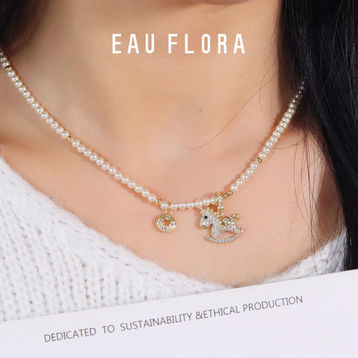 【马上有钱】小马项链 商品图3