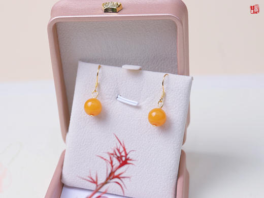 蜜蜡耳坠 商品图5