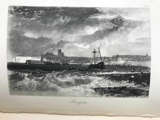 1895年 罗斯金《英国的港口》 透纳13幅插图 漆布精装32开 商品图8