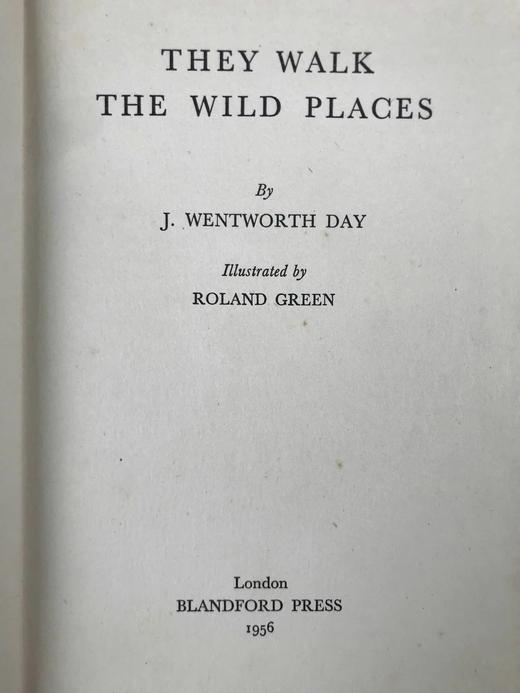 1956年 戴伊《它们行走于野外》 16幅彩色9幅黑白插图 精装大32开 商品图3