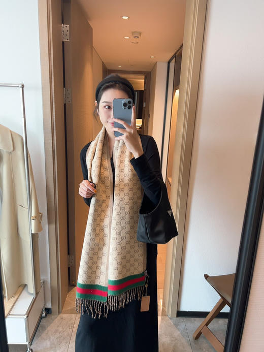 秋冬特惠💰150 古驰围巾 如此火爆!!就喜欢这种GG腔调！ 商品图0