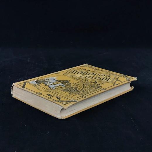 约19世纪后期 鲁宾逊漂流记 约10余幅插图 漆布精装32开 商品图1