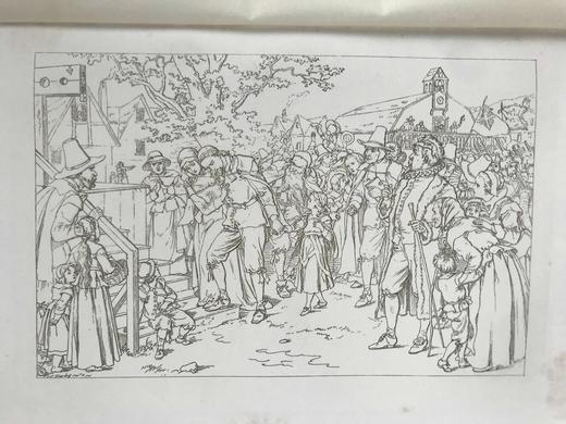 1892年 霍桑《红字》 12幅插图 布面精装32开 商品图14