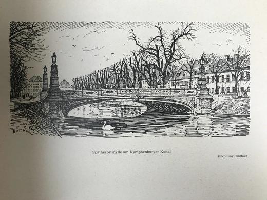 【德语】约20世纪中早期 欧洲城市建筑风光手稿画集 漆布精装大16开 商品图8