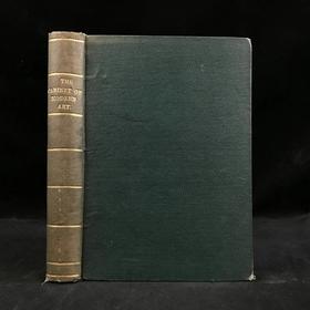 1836年 现代艺术赏析 24幅原品版画插图 漆布精装32开