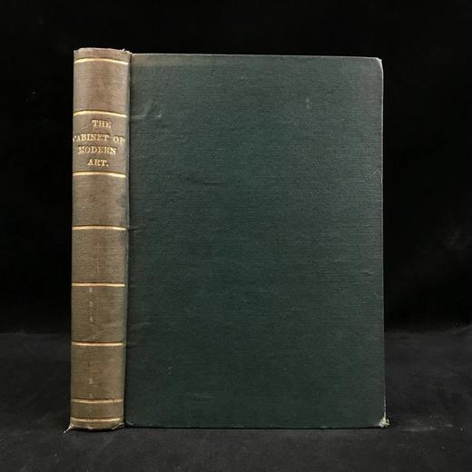 1836年 现代艺术赏析 24幅原品版画插图 漆布精装32开 商品图0