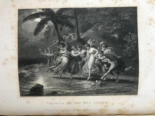 1836年 现代艺术赏析 24幅原品版画插图 漆布精装32开 商品图9