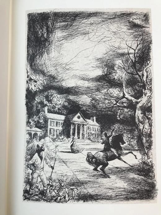 限量版！玛格丽特・米切尔《飘》配插图 富兰克林图书馆豪华皮装本 商品图5