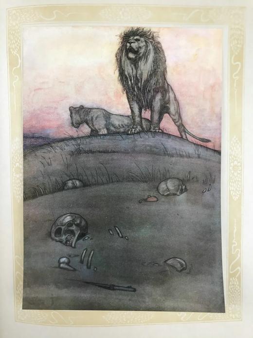 被收录进牛津词典的插画家！约20世纪早期 吉卜林《英国人之歌》 威廉·希斯·罗宾森23幅彩色插图 漆布精装大16开 商品图11