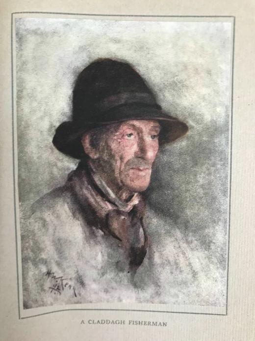 1912年 爱尔兰生活的惬意时光 16幅彩色手工贴图 漆布精装32开 商品图4